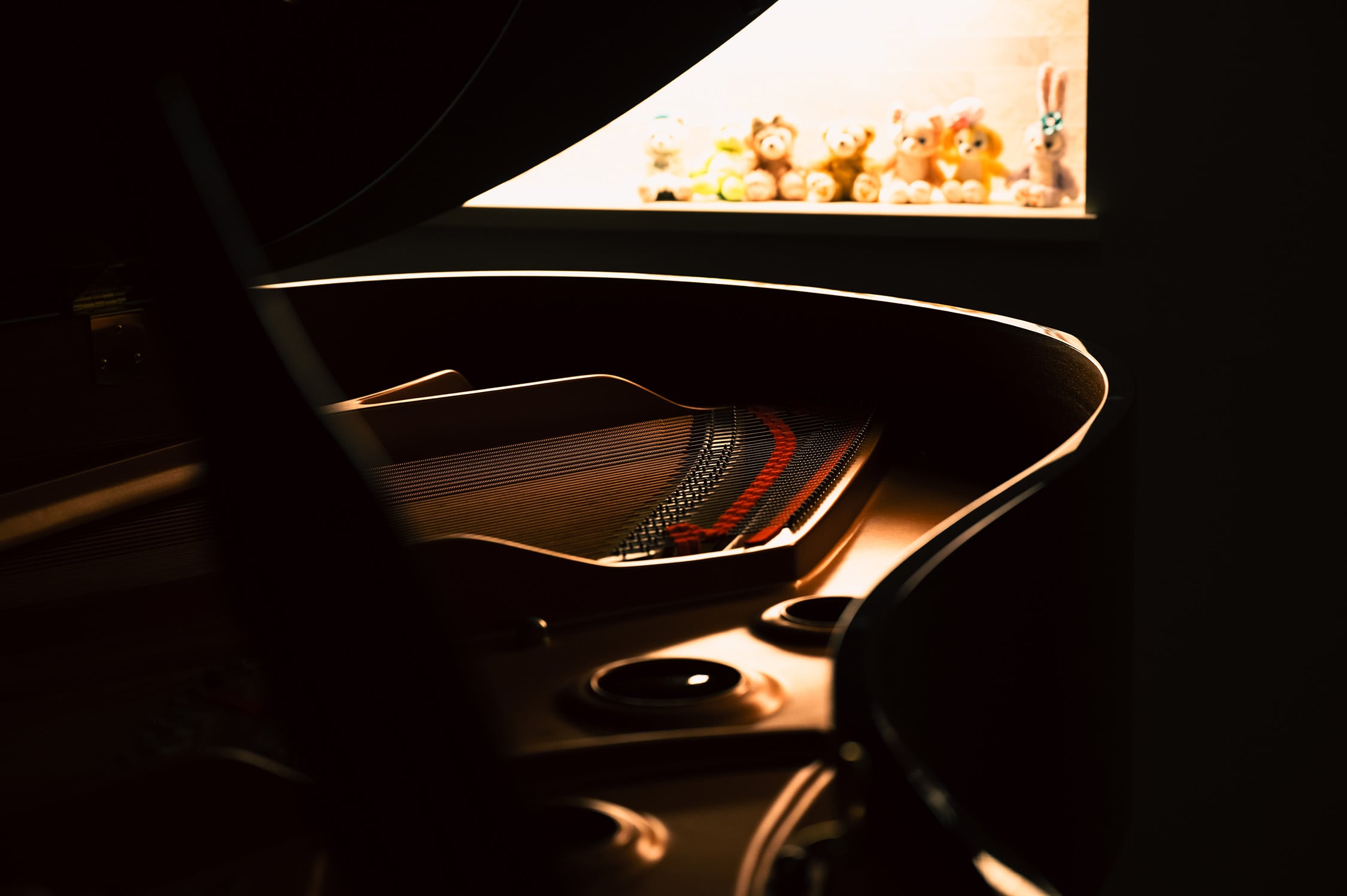 夕方からは雰囲気のあるレッスン室に🎶